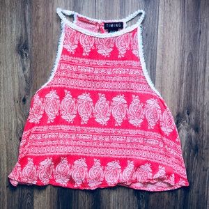 ✨Timing Fringe Crop Top